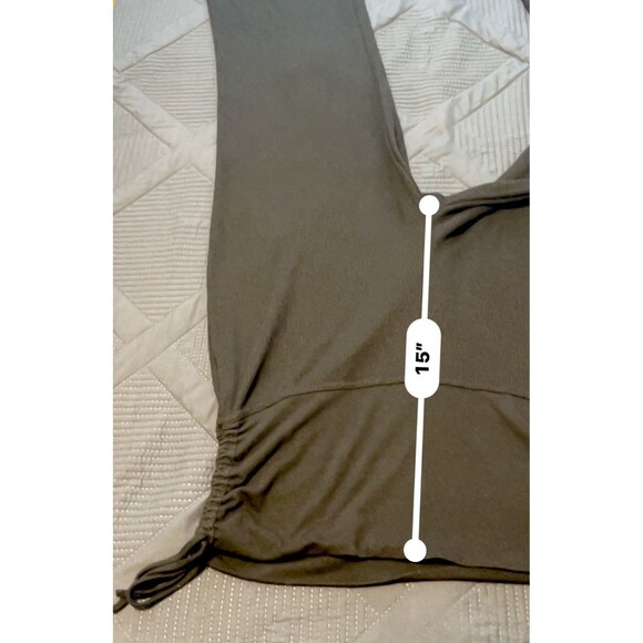 No Boundaries Pants Knit Stretch Flare Bottom High Waist Black Women’s Size L - Picture 9 of 9